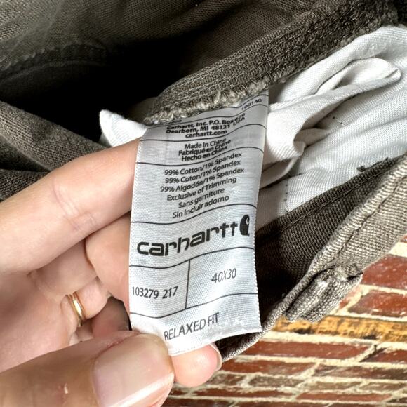 Carhartt Mens Cargo Pants 40x30 Relaxed Fit - Picture 4 of 7